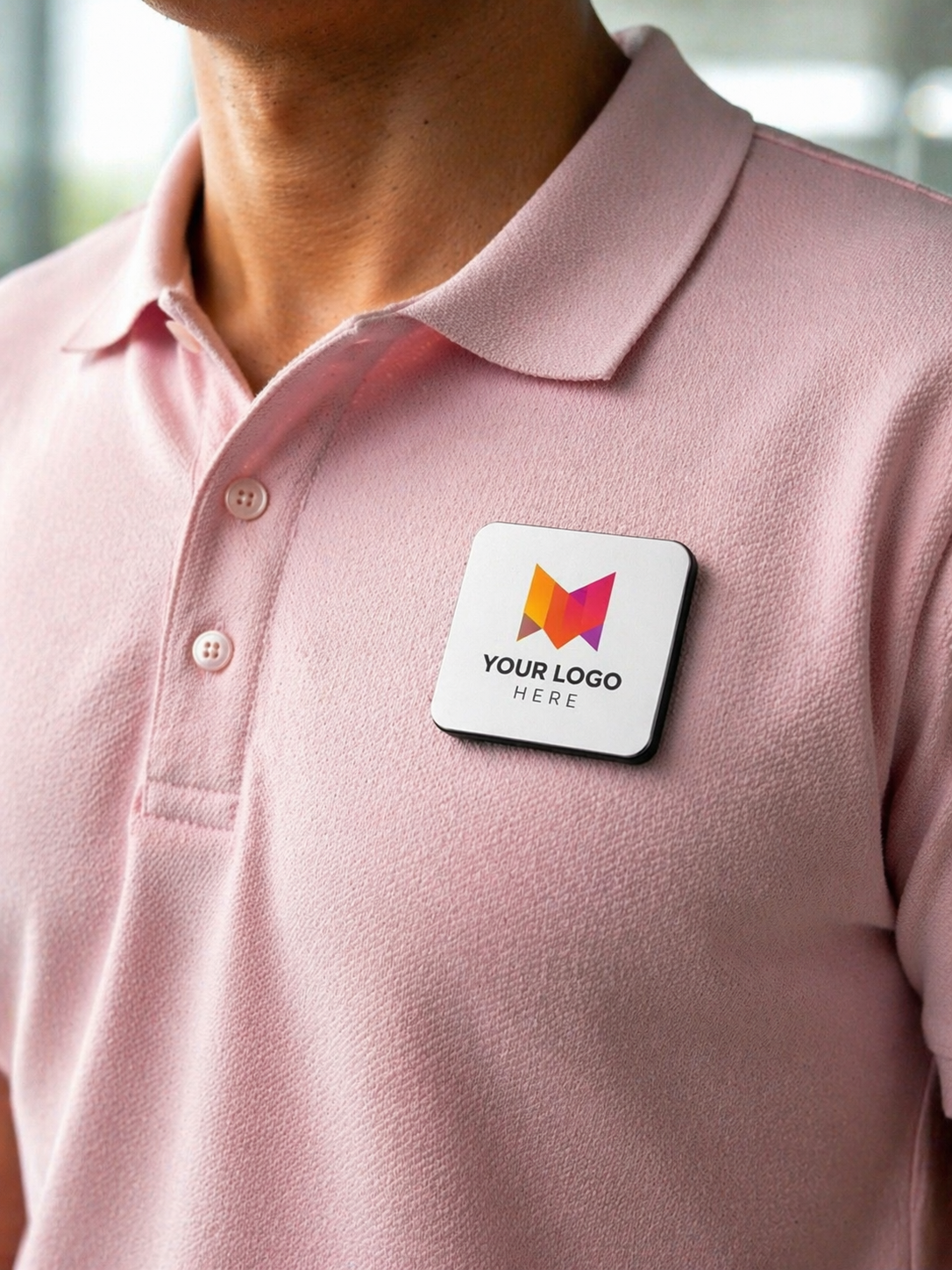 Custom Magnetic Name Badges With Logo