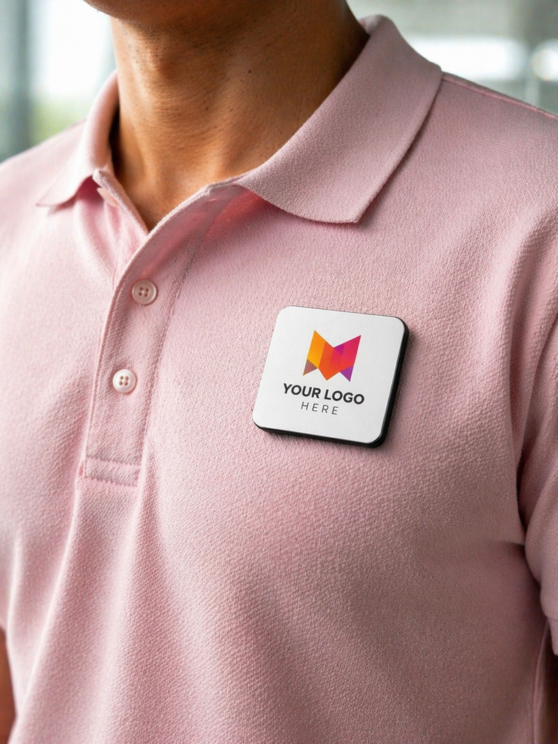 Custom Magnetic Name Badges With Logo