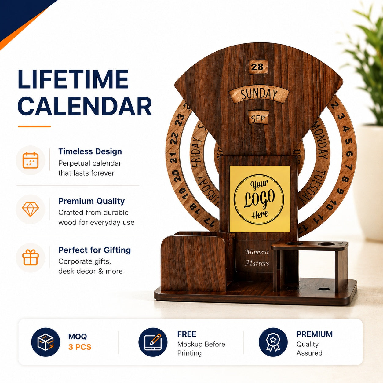 Custom Branded Perpetual Calender