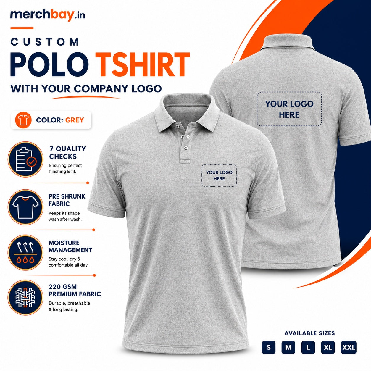 Custom Polo T-Shirts With Logo