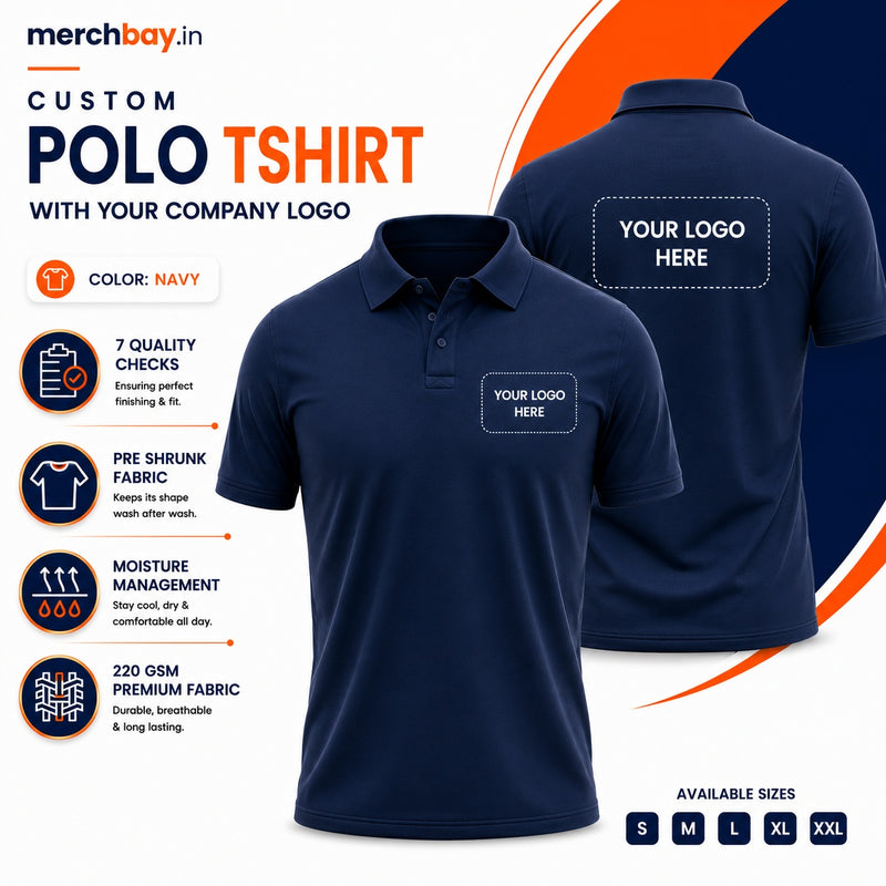 Custom Polo T-Shirts With Logo