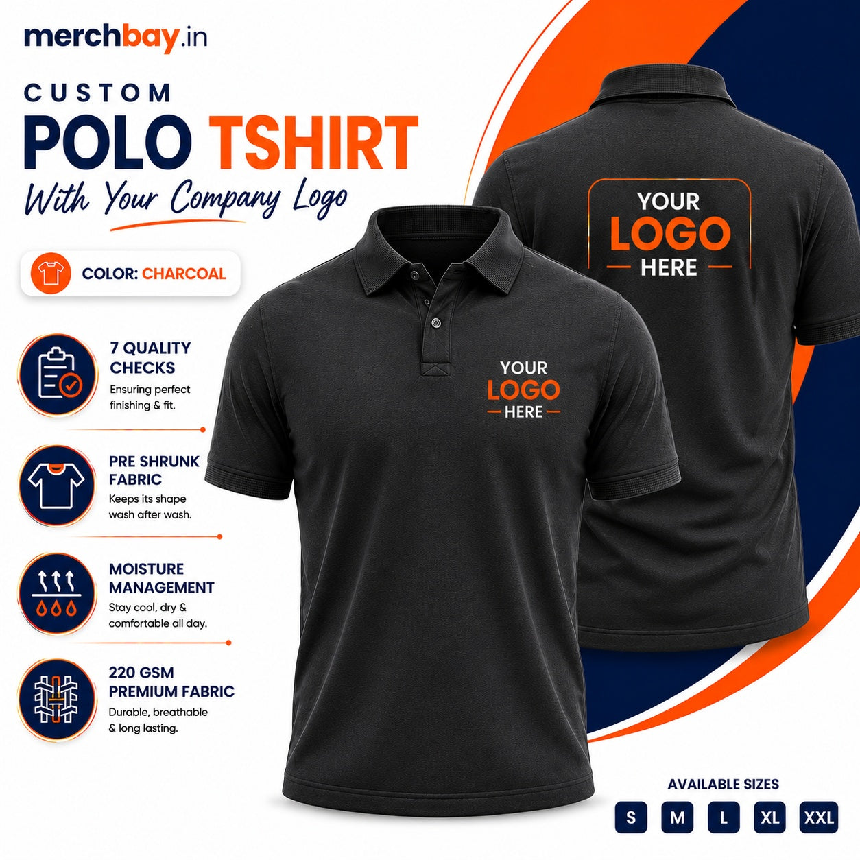 Custom Polo T-Shirts With Logo