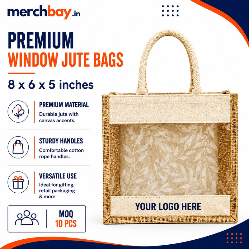 Custom Jute Bags With Logo